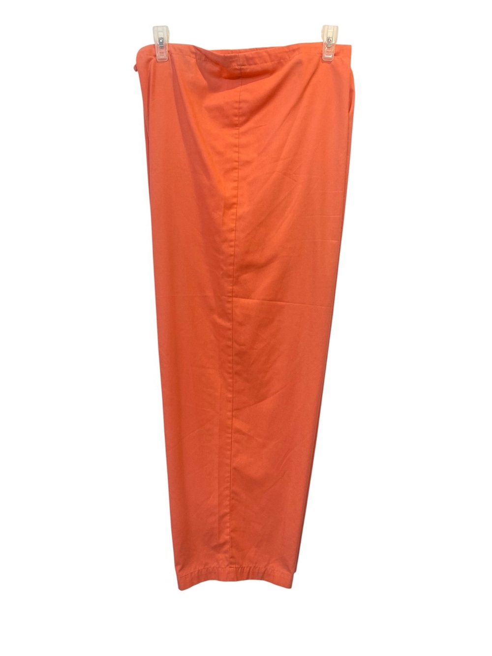 Malibu Doc Women's plus size 2X Coral/Orange Straight-Leg Drawstring Scrub Pants